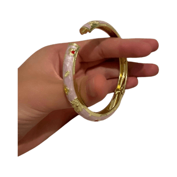 Vintage pink bangle