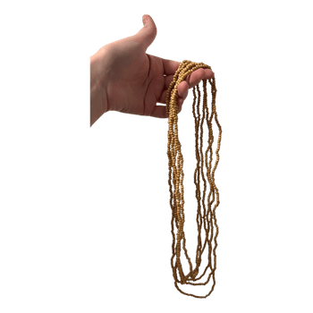 Vintage wooden bead necklace