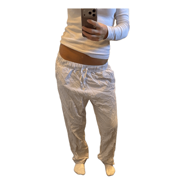 Stribede pyjamasbukser