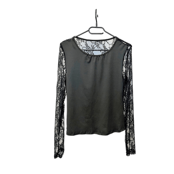 Black lace top