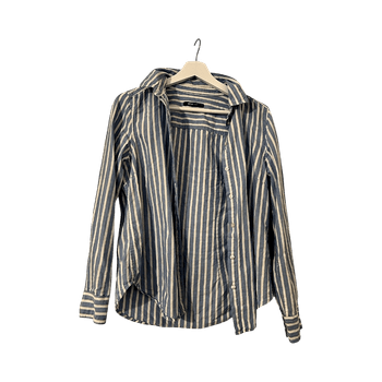 Sinivalkoinen raidallinen paita