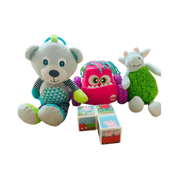 Bed hanging dolls, toy cars, dolls, magnetic toys Peppa Pig