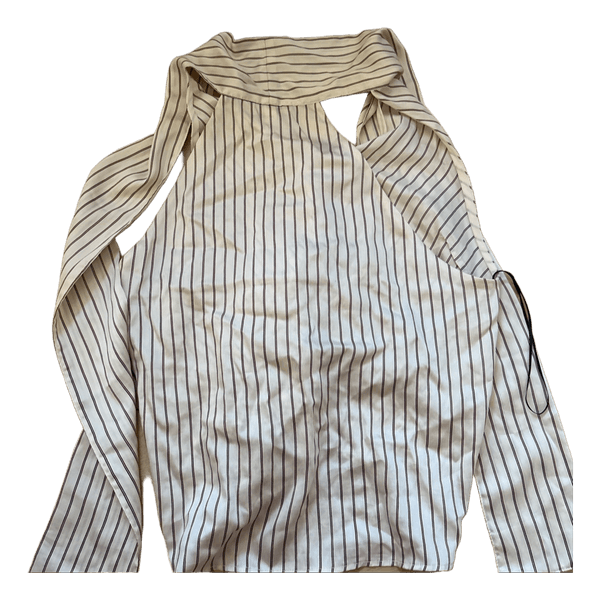 Stribet halterneck top