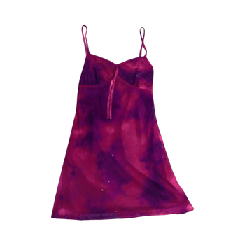 Burgundyn värinen slip-mekko