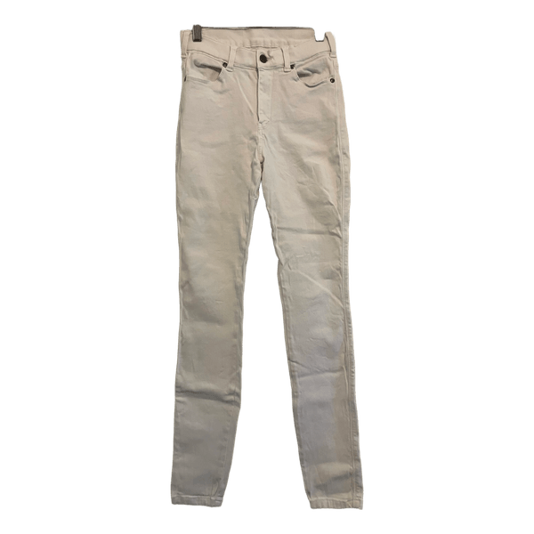Valkoiset Dr. Denim pillifarkut, skinny jeans, koko M