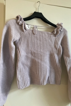 Ribbed Long-Sleeve Sweater
