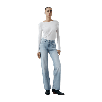 Wide Leg Full Length Jeans