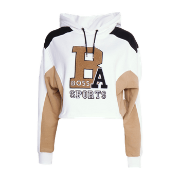 White zip-up sweater