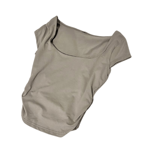Beige lyhythihainen paita
