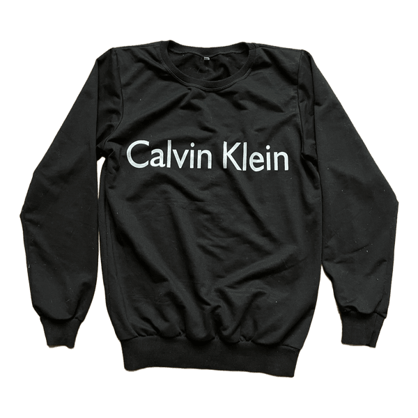 Black sweatshirt with logo