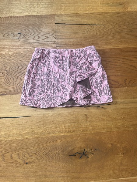 Zara mønstret mininederdel