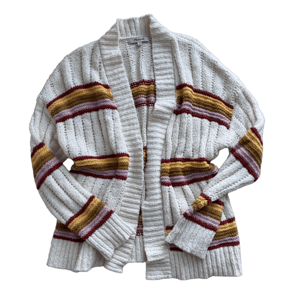 Madewell striped knit cardigan