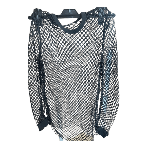 Black fishnet top