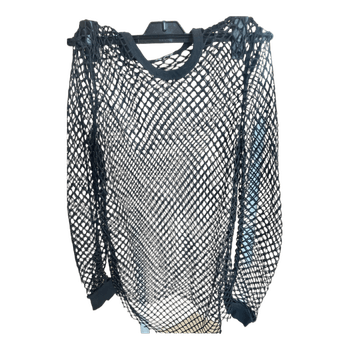 Black fishnet top