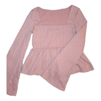 Vaaleanpunainen paitapusero