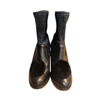 Mustat korkeat nilkkurit MINNA PARIKKA, koko 38.