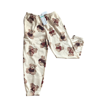 Teddy bear print lounge pants