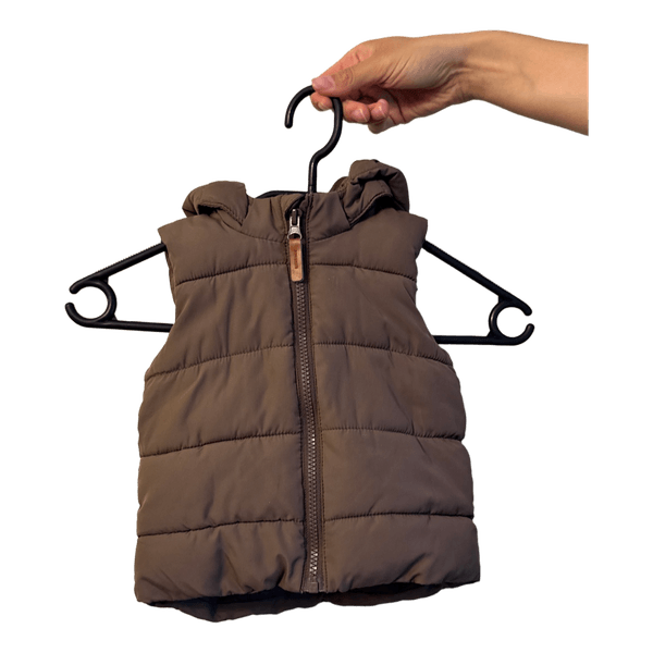 Pruun kapuutsiga vest H&M