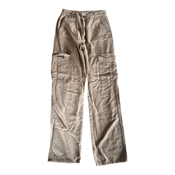 Beige cargo trousers
