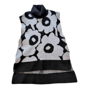 Marimekko kukallinen neuleliivi