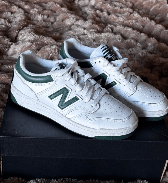 Valkoiset New Balance 480 tennarit