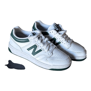 Valkoiset New Balance 480 tennarit
