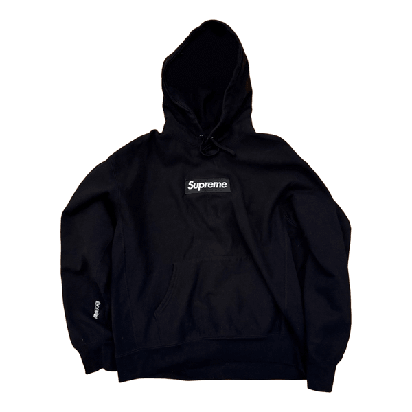 Supreme box logo hooded sweatshirt (FW25) Black