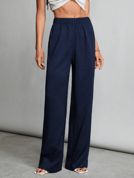 Casual straight-leg pants