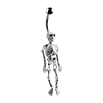 Banana piercing barbell