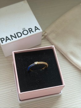 Pandora gold tone ring