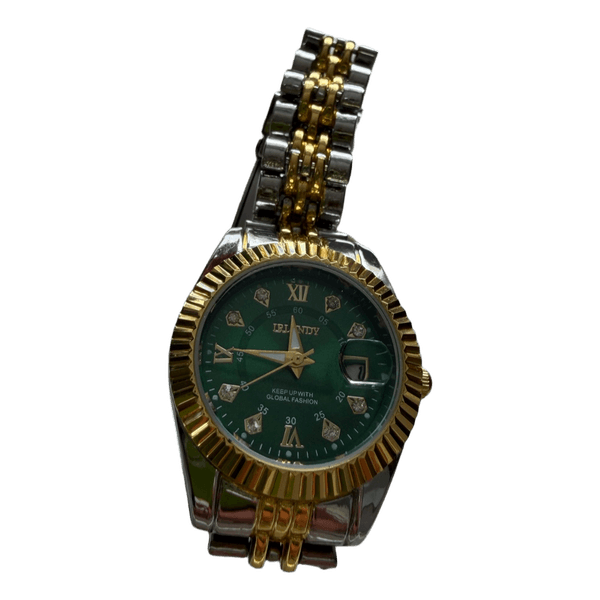Gold and silver watch