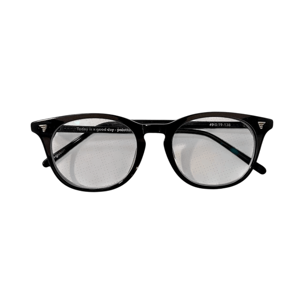 Black prescription eyeglasses