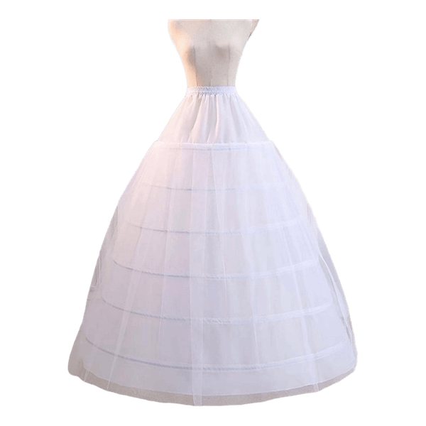 White hoop petticoat