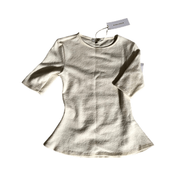 Bubbleroom knitted peplum top