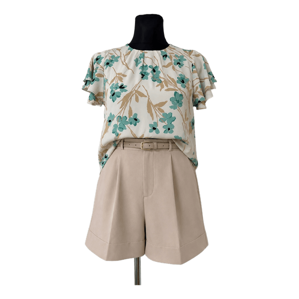 Floral print blouse