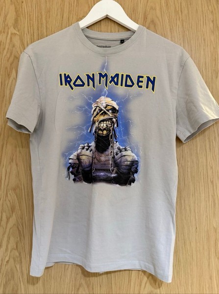 Grey Iron Maiden t-shirt