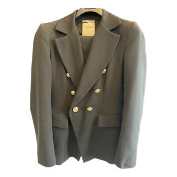 Black double breasted blazer with pants
