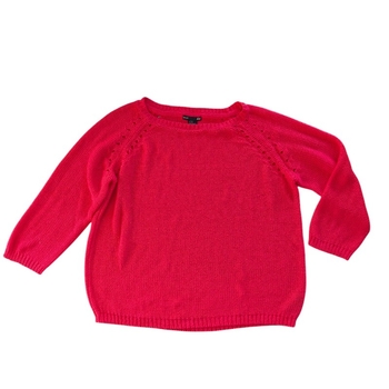 Coral pink knitted sweater