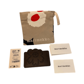 Uusi Marimekon Unikko Imprint korttikotelo