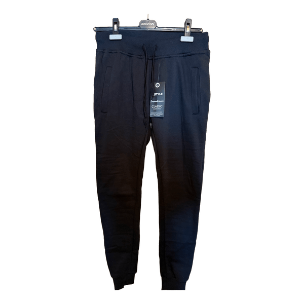Black fleece lined joggers size M black