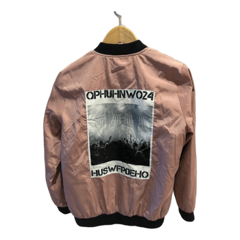 Pink bomber jacket