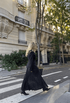 Lace Flowy Maxi Skirt