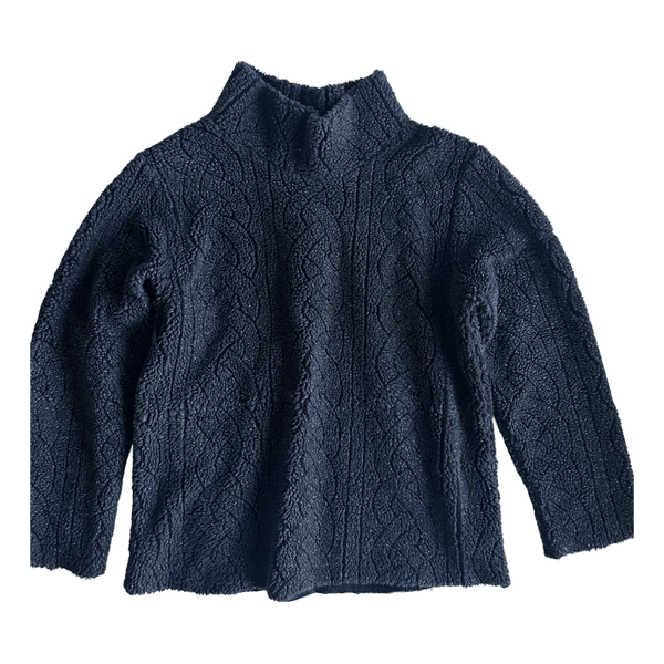 Black fleece sweater