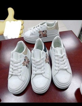 White bee sneakers