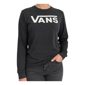 Vans musta pitkähihainen paita koko S