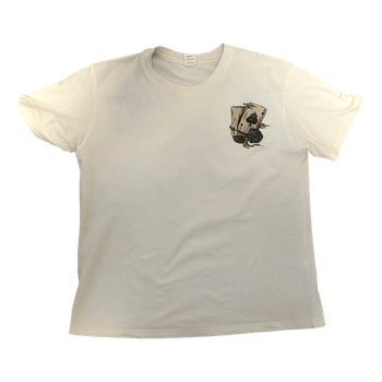 White graphic t-shirt