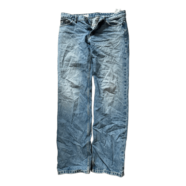 Lyseblå straight leg jeans