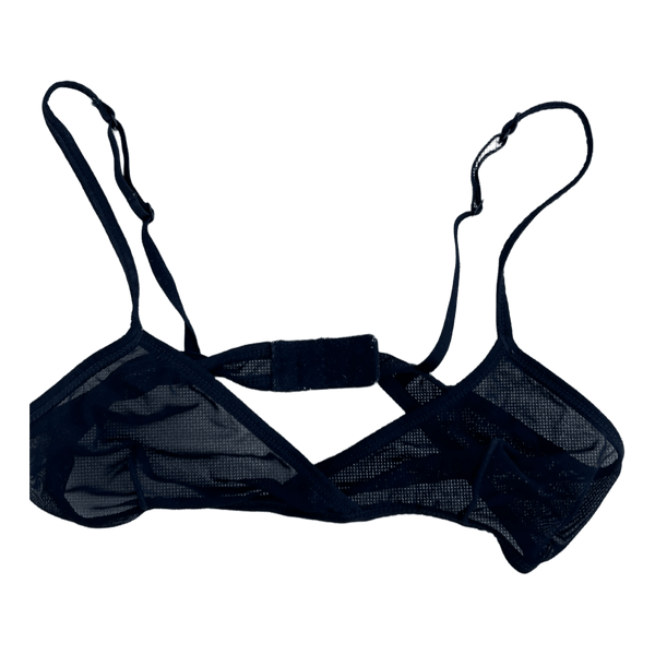 Black mesh bralette