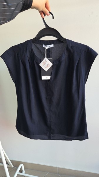 Navy blue blouse