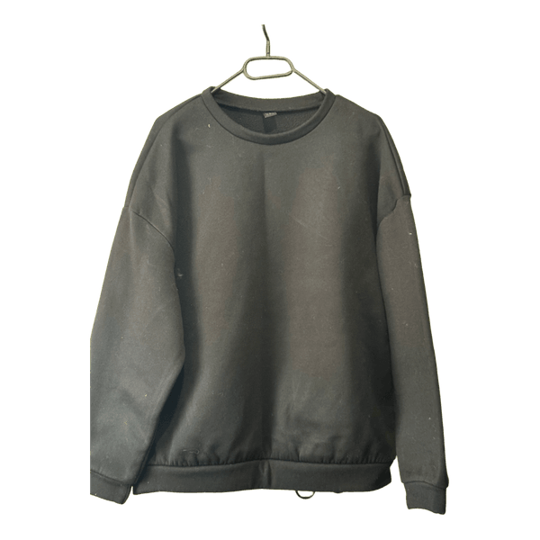 Black graphic print sweatshirt